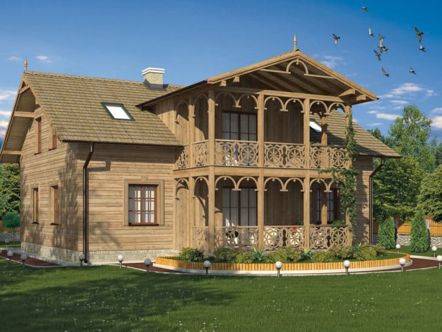 Casa de vacanta din lemn Crosna