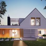 Casa mare cu mansarda Neo Energo G1 — randare 2