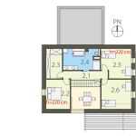 Casa mare cu mansarda si garaj Titan — plan 1