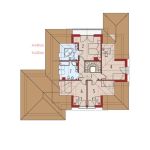 Casa mare cu mansarda si garaj Naomi — plan 1