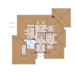 Casa mare cu mansarda Seweryn — plan 1