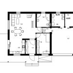 Casa mare cu terasa si garaj Juan — plan 2