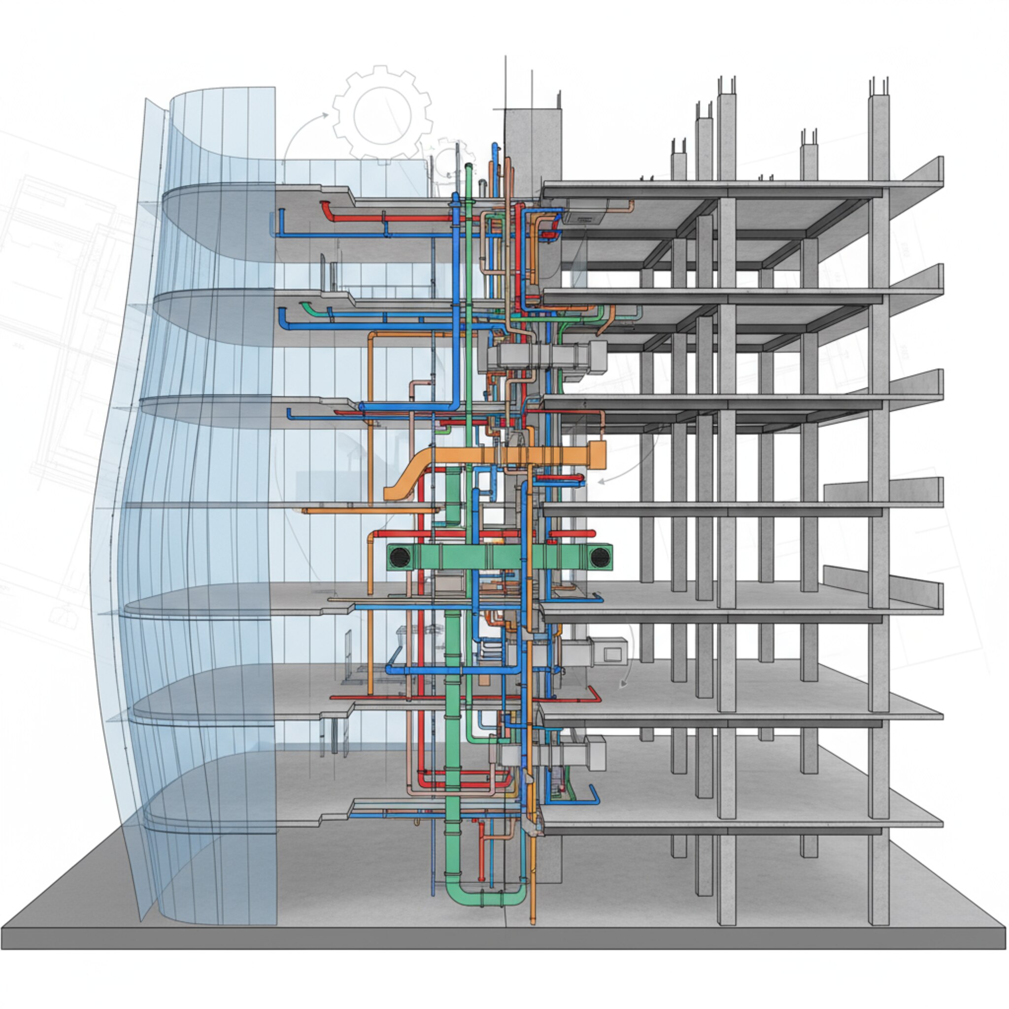 Cum se coordonează specialiștii în arhitectură, instalații și structură?