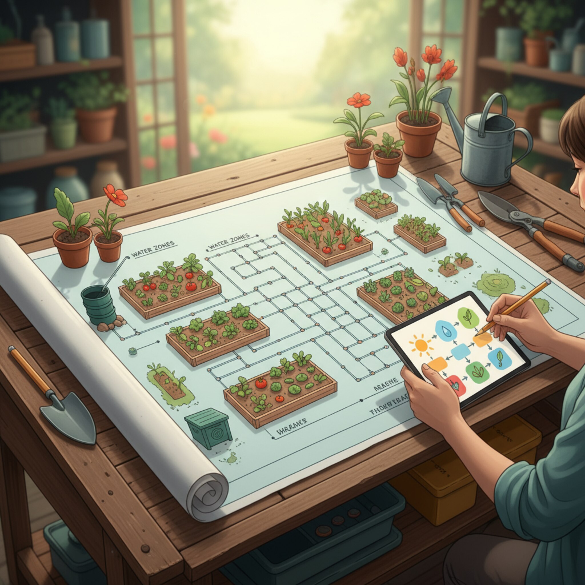 Cum se face planul pentru sistemele de irigare și grădinărit?