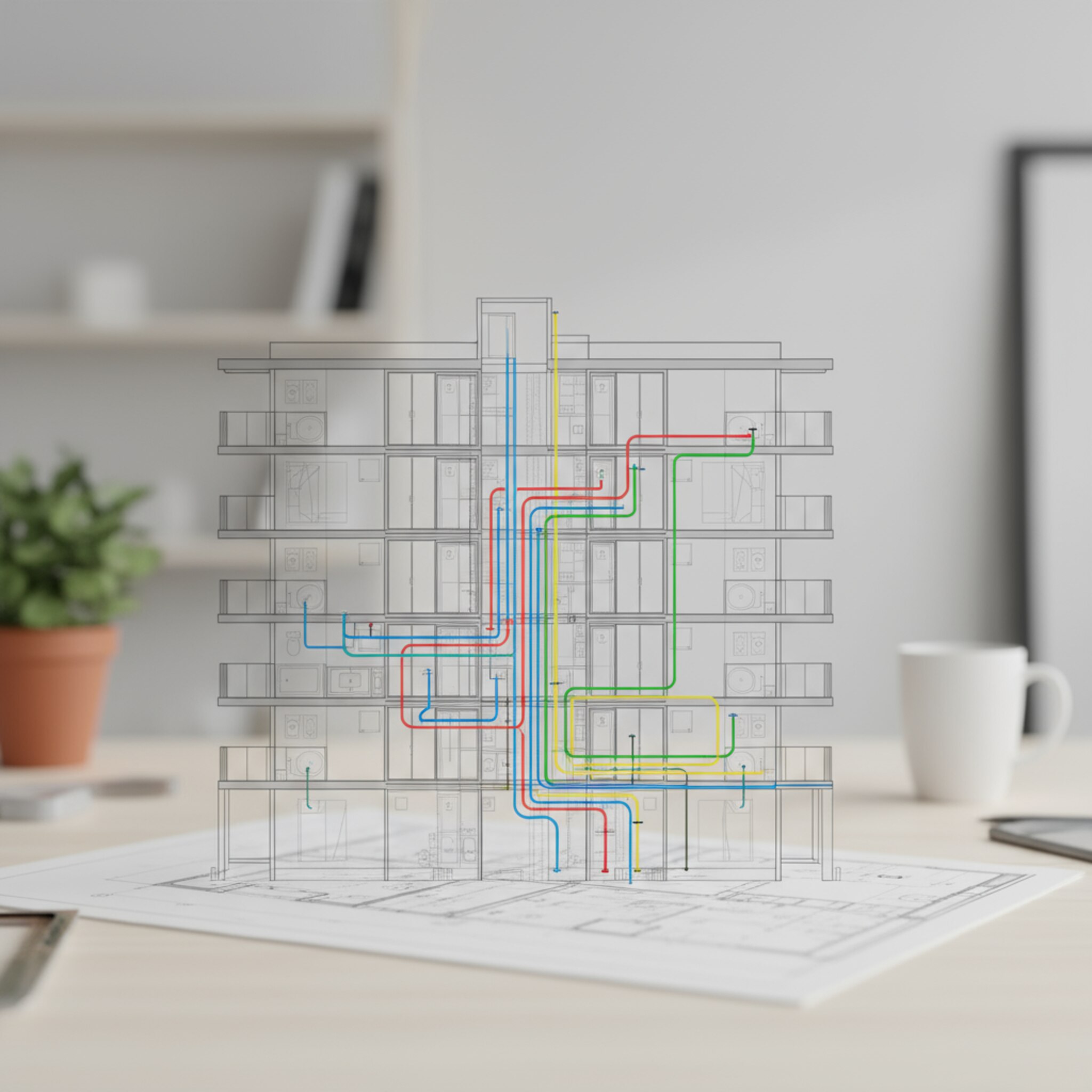 Cum se planifică traseele instalațiilor sanitare?