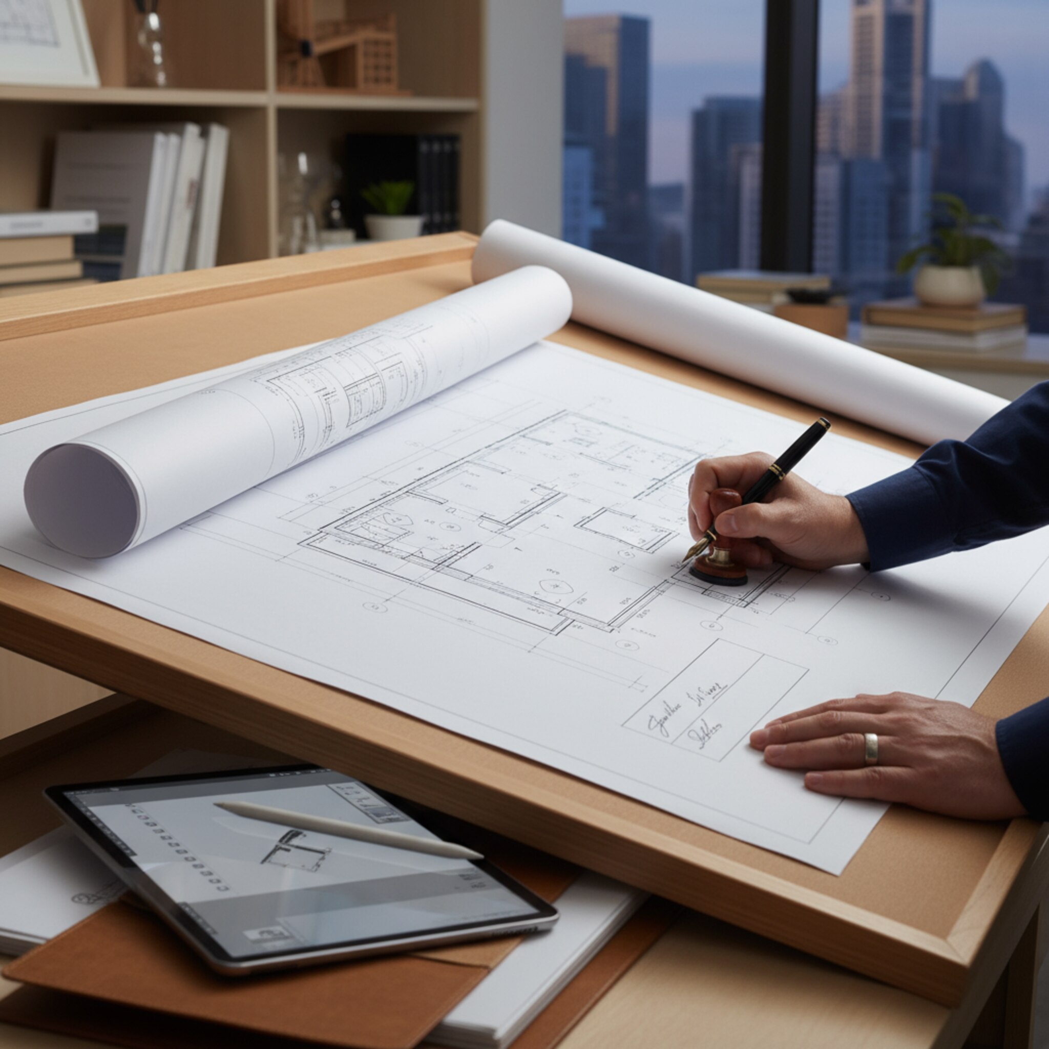 Cum se produc și semnează planșele oficiale ale proiectului?