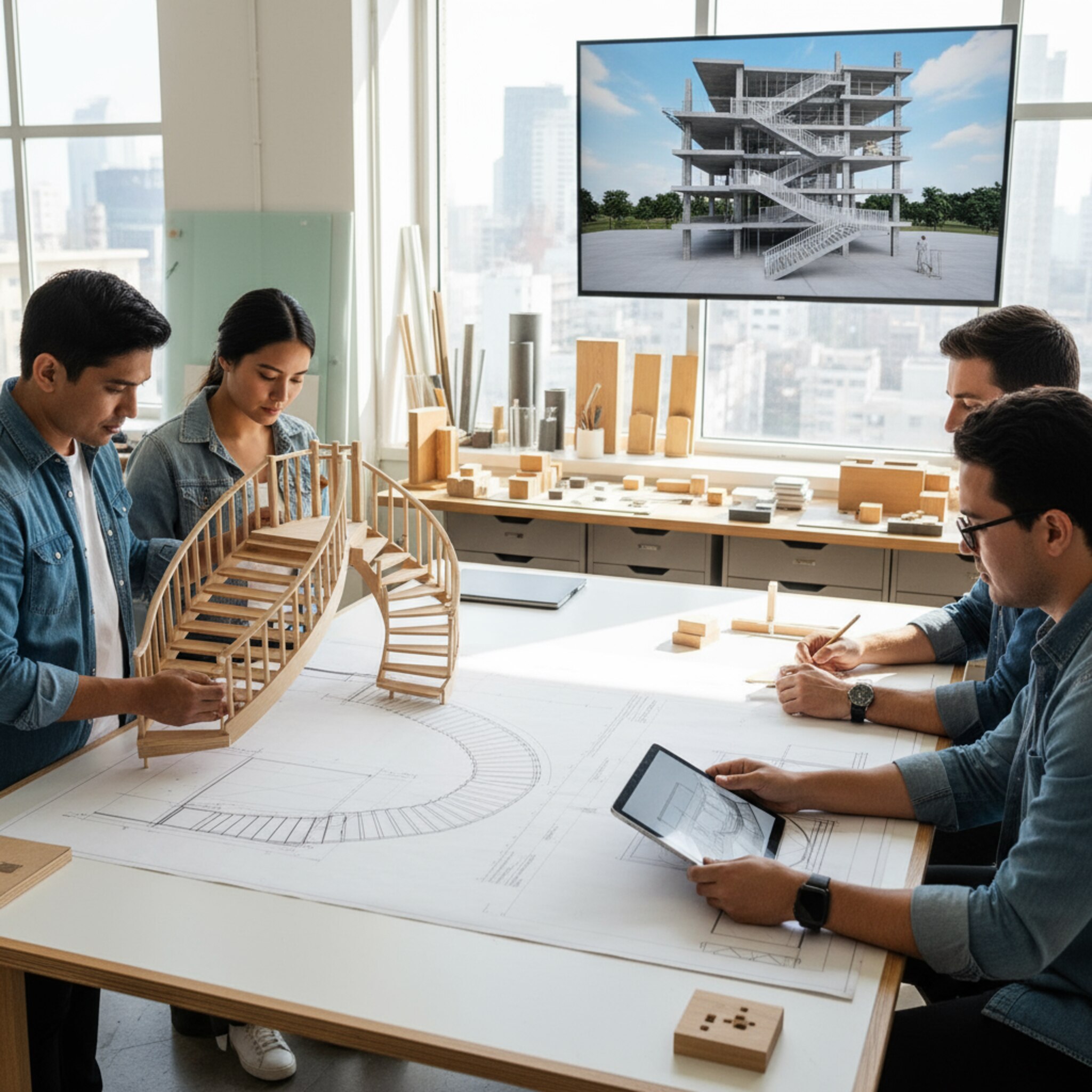 Cum se realizează planurile pentru scări și balustrade?