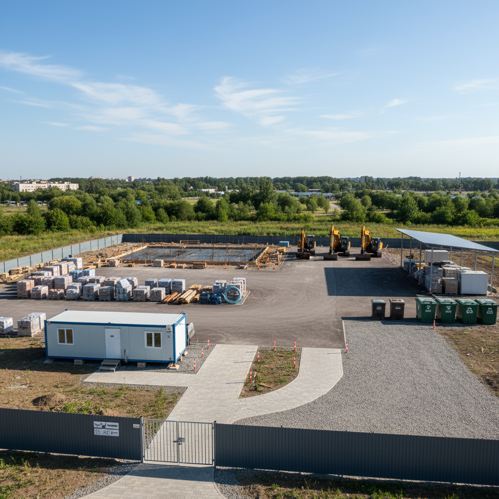 Cum se organizează șantierul conform condițiilor impuse prin autorizație?