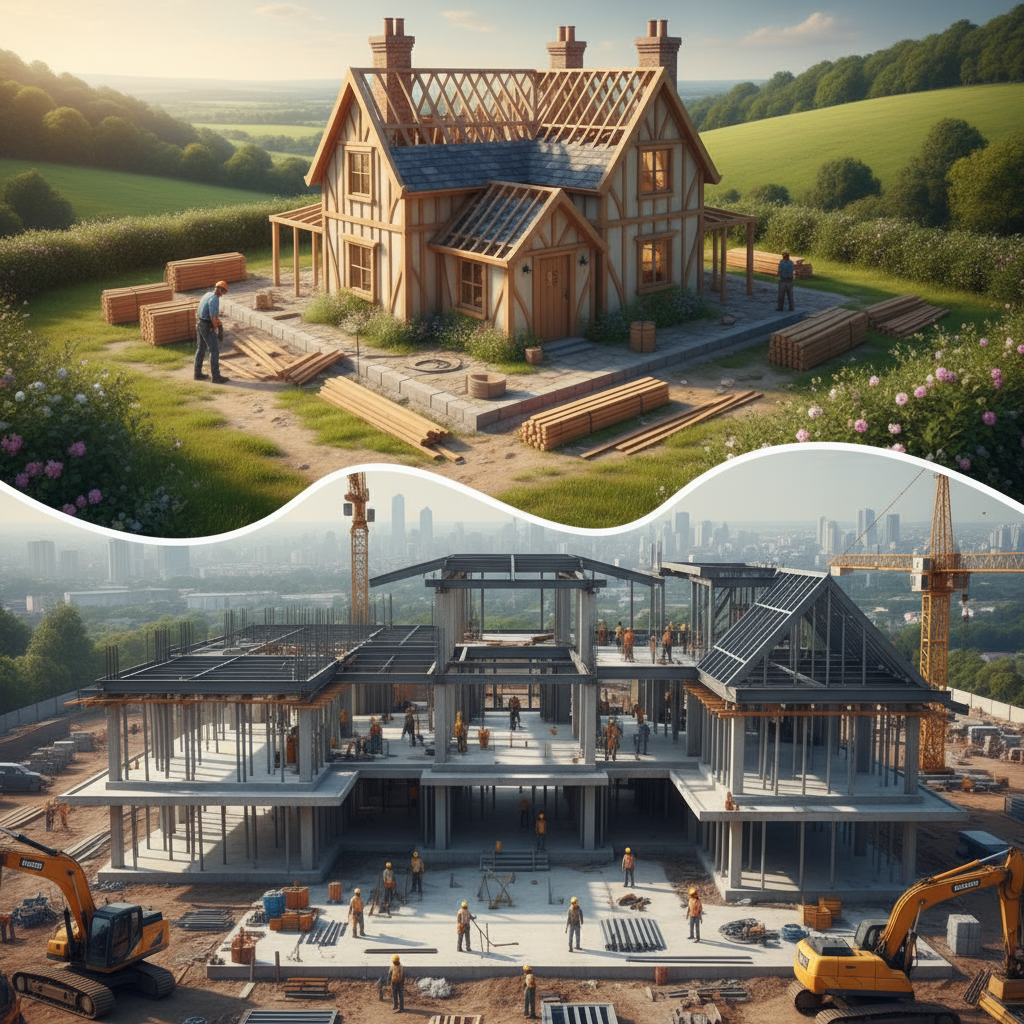 Există diferențe între cerințele pentru construirea unei case mici sau mari?