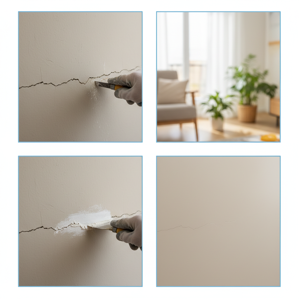 Care sunt metodele de reparare a fisurilor în pereți?