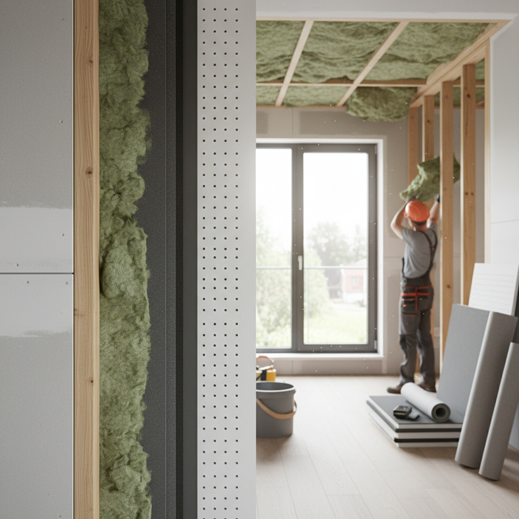 Ce soluții există pentru izolarea fonică în renovări?