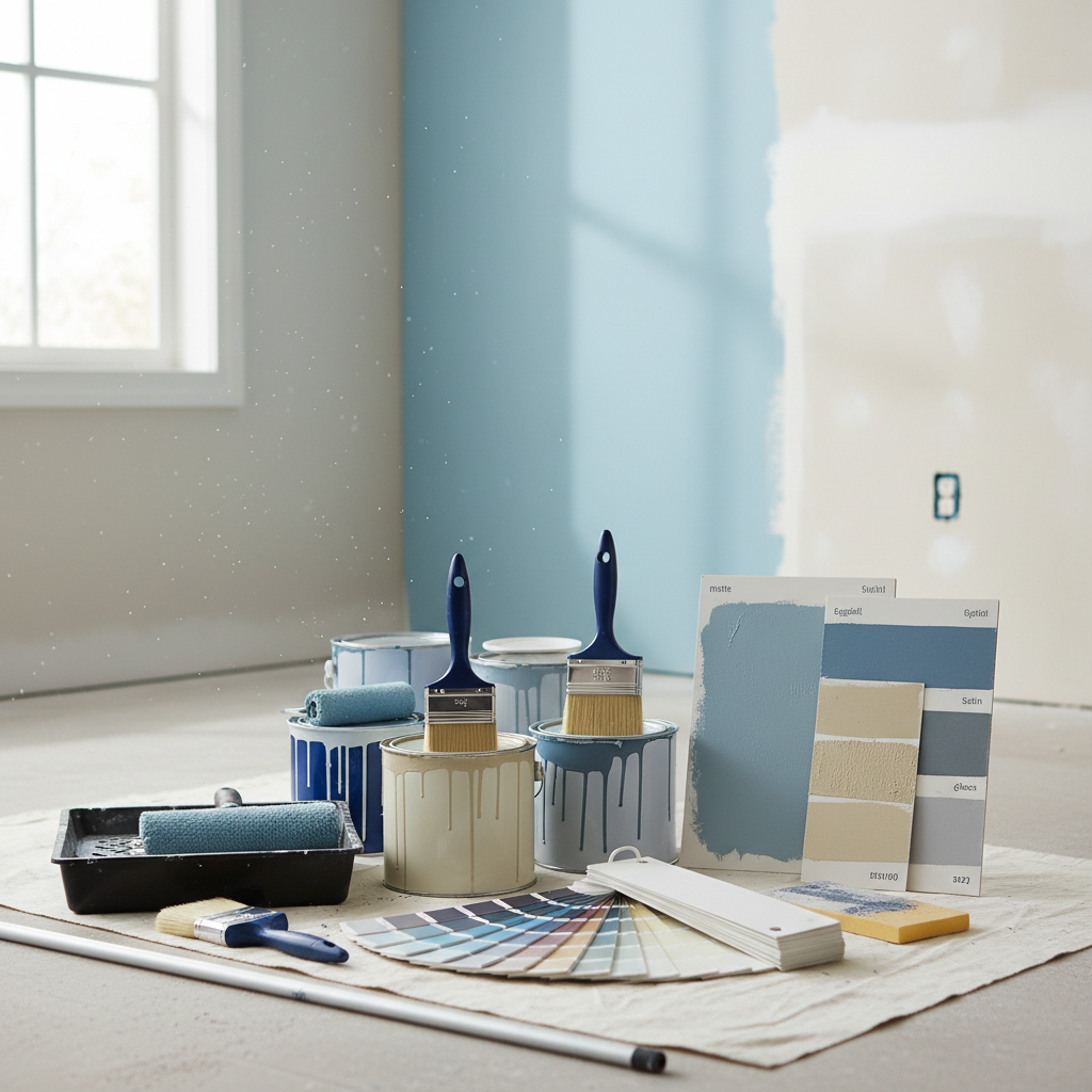 Cum se aleg vopseaua și metodele de aplicare în renovare?