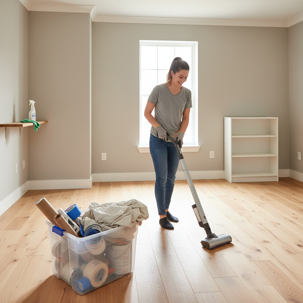 Cum se face curățenia după finalizarea renovării?