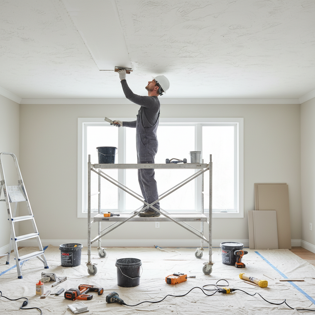 Cum se înlocuiesc sau se repară tavanele deteriorate?