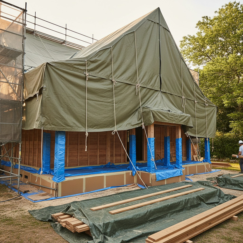 Cum se protejează structurile din lemn în timpul renovării?